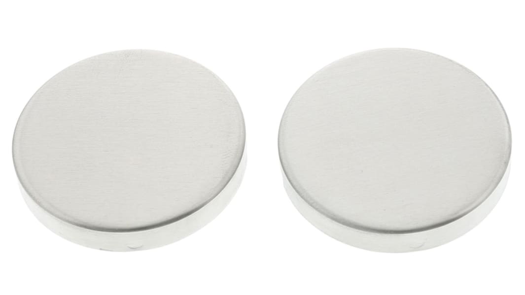 Briton Edelstahl blanko Abdeckrosette B 52mm
