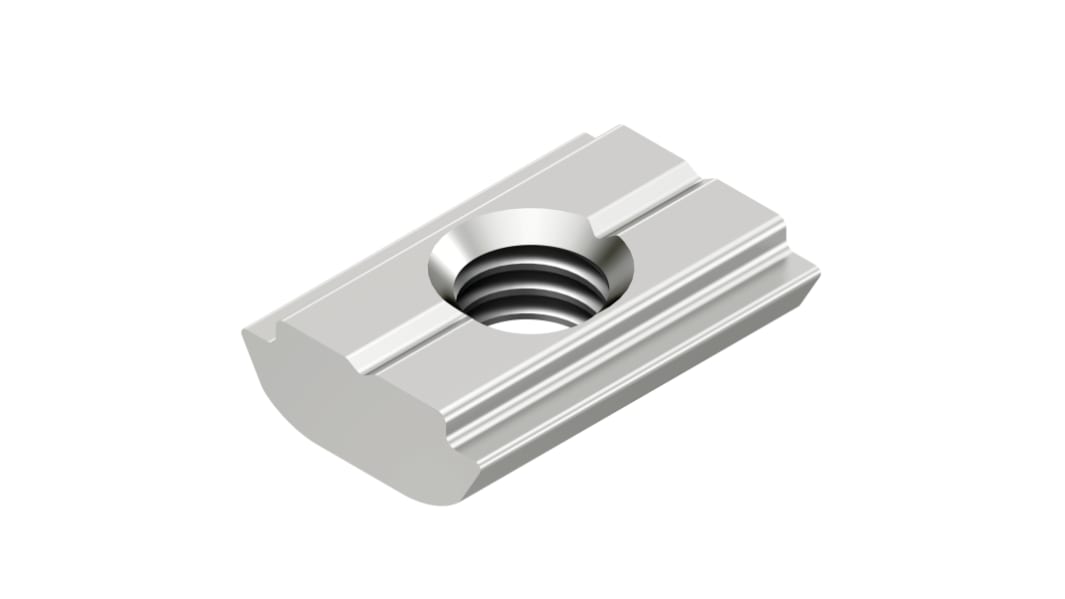 Bosch Rexroth M8 Sliding Block, Swivel-in, Connecting Component, Strut Profile 40 mm, 45 mm, 50 mm, 60 mm, Groove Size