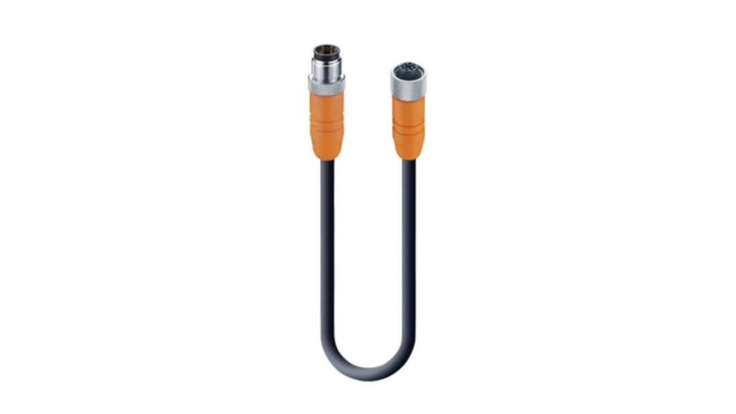 Cable de conexión Lumberg Automation, con. A M12, 4 polos, con. B Sin terminación, long. 1m