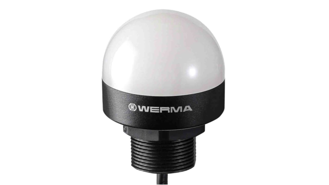 Werma 信号灯 LED灯クリア 24 V MC55シリーズ 240.240.55