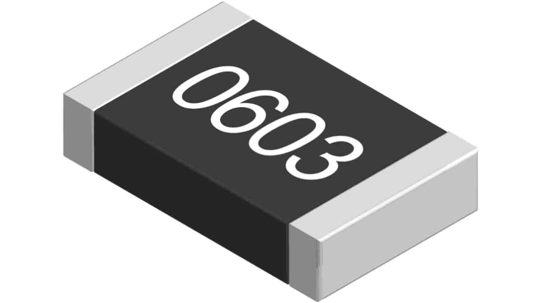 Yageo 厚膜 抵抗器, 27kΩ, ±1%, 0.1W, 0603 (1608M)