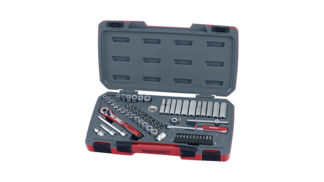 Teng Tools 1/4 Zoll Vierkant metrisch/zöllig 6-Punkt; Innensechskant-Bit; Phillips-Bit; Pozidriv-Bit; Schlitz-Bit;