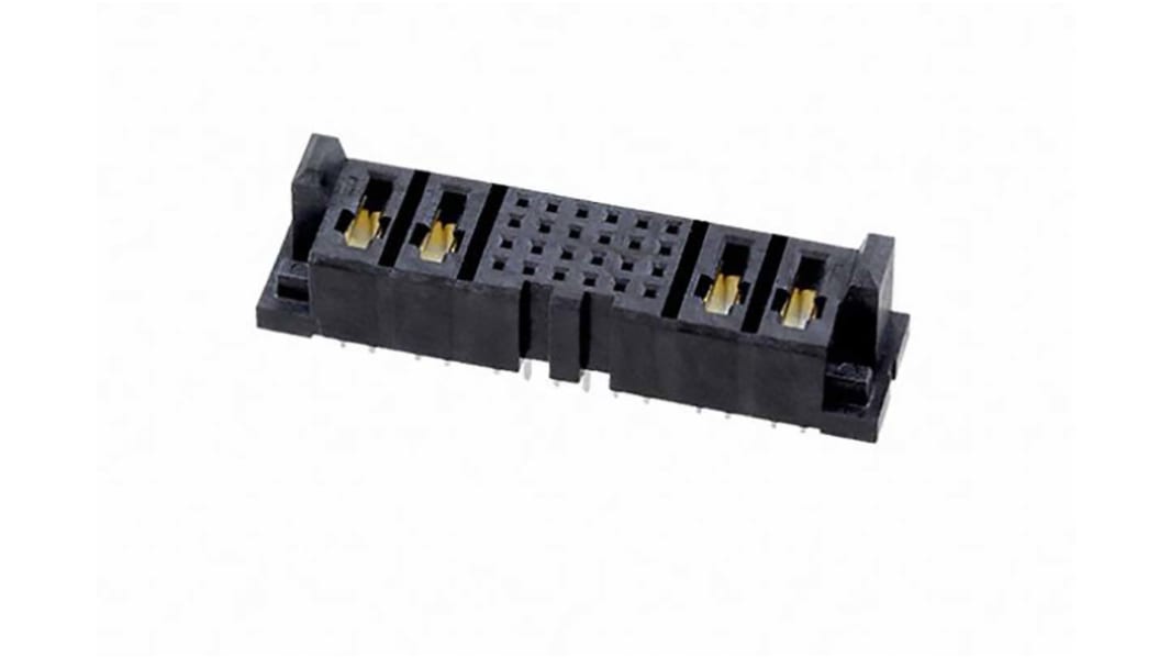 Samtec 基板接続用ソケット, 20 Pin 10 列 2mm ピッチ スルーホール実装