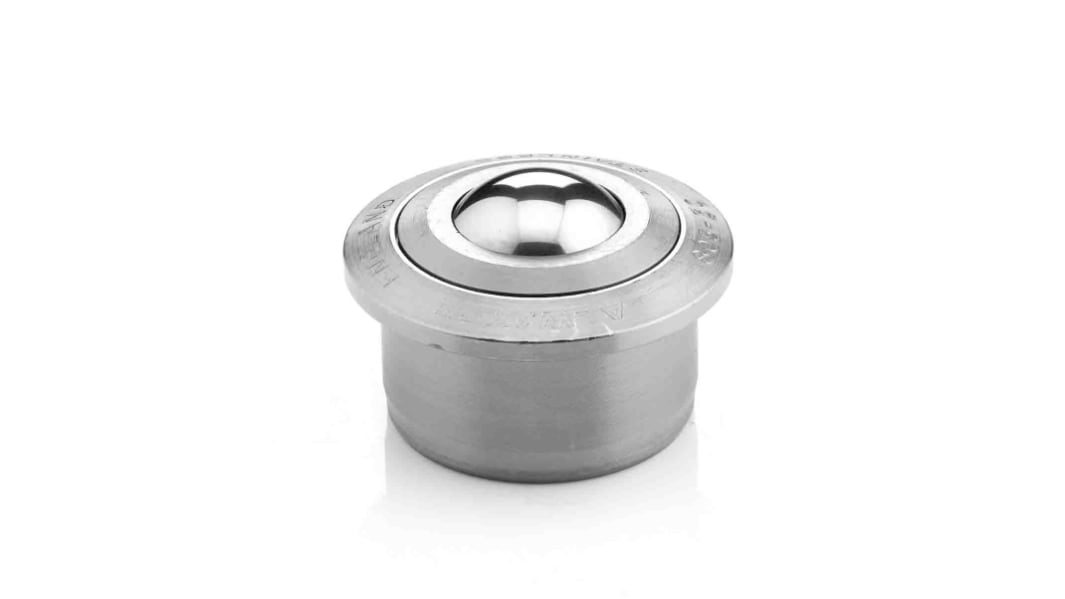 Bola de transferencia ALWAYSE de Acero Inoxidable, carga máx. 350kg, Ø de bola 30mm