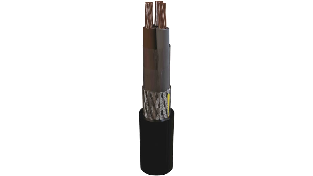 AXINDUS MarineLine YZp 0, 100m 5 Core, Black Power Cable