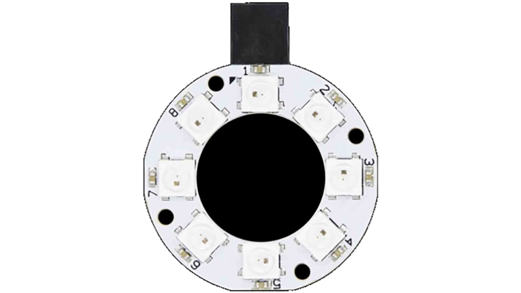 Pi Supply PIS-1270, NeoPixel Ring Light with 8 RGB LED