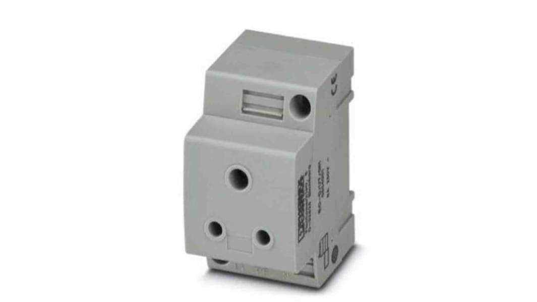 Prise secteur Femelle Phoenix Contact, 250 V, 6A, Rail DIN