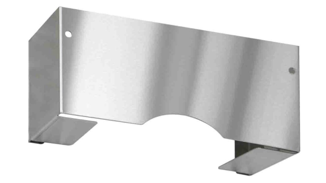 Dozownik do czepków, Stal, Szary, Montaż ścienny, 297mm x 130mm x 97mm