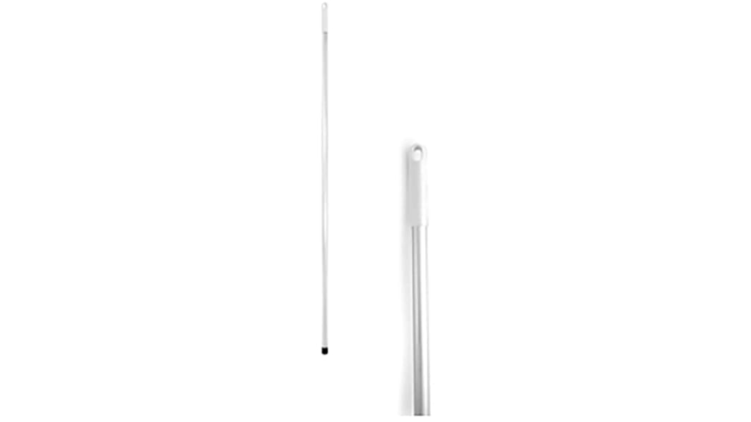 RS PRO Aluminium Wischergriff, Weiß, ø 24mm, L. 1.4m, z.Verwend.mit Mopp- und Bürstenköpfe von RS Pro
