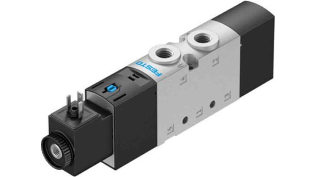 Electrovanne Festo série VUVS fonction 5/2 Monostable, Electrique, G 1/8