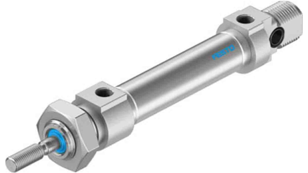 Festo 空圧ピストンロッドシリンダ DSNUシリーズ ボア：10mm ストローク：20mm DSNU-10-20-P-A