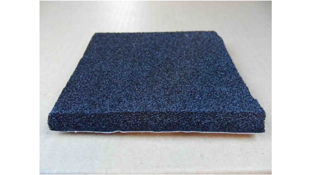 Plaque caoutchouc EPDM noire, 1m x 500mm x 5mm