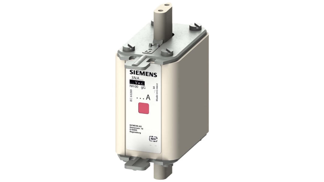 Siemens 100A Centred Tag Fuse, NH00, 500V ac