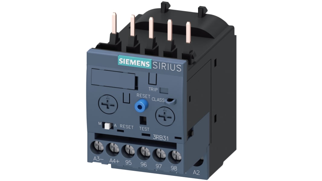 Relé de sobrecarga Siemens SIRIUS 3RB, 1 NA + 1 NC, 690 V ac, 12 A