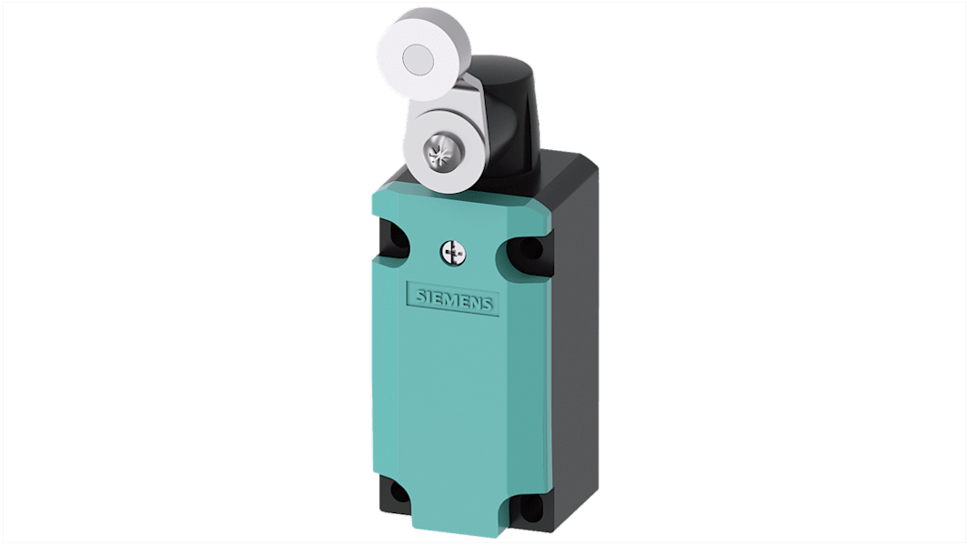 Siemens 3SE5 Series Roller Lever Limit Switch, 1NC/1NO, IP66, IP67, Metal Housing, 400V ac Max, 6A Max