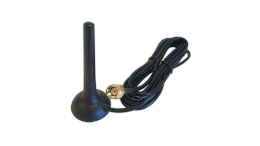 RF Solutions GSM-Antenne, Stabantenne, SMA, Magnetisch, Rundstrahlantenne, 5dBi