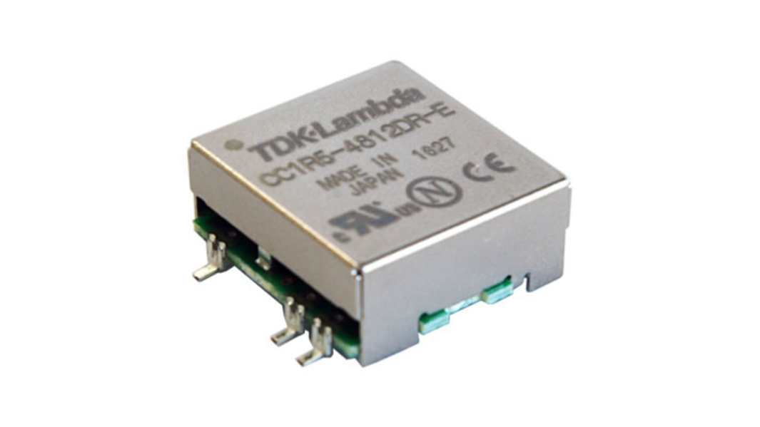 TDKラムダ DC-DCコンバータ 5 V dc To 12V dc ,0.06A ,1.5W スルーホール