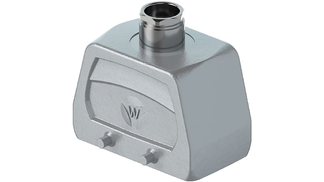 Wieland Hood BAS GOT GC Heavy Duty Power Connector Housing, 10 Contacts, M20 Thread, Top Entry Revos BASIC Range