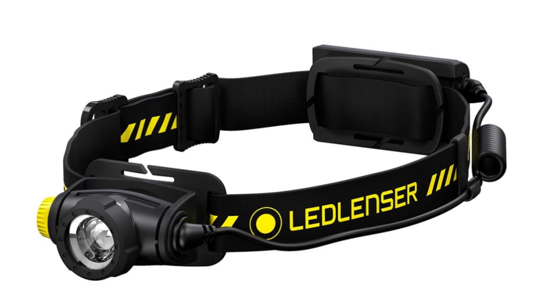 LEDLENSER H5R WORK LED Stirnlampe 500 lm / 200 m, Li-Polymer 3,7 V 1800 mAh Akku
