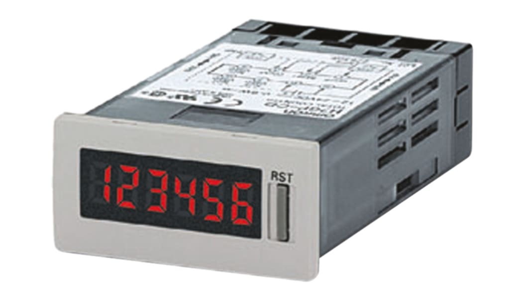 Contador Omron de Segundos, con display LCD de 6 dígitos, 100 → 240 V ac