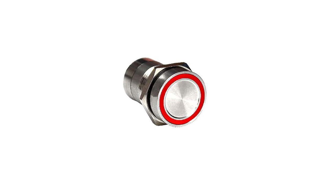Interruttore capacitivo Momentaneo NA, 24V cc, IP68