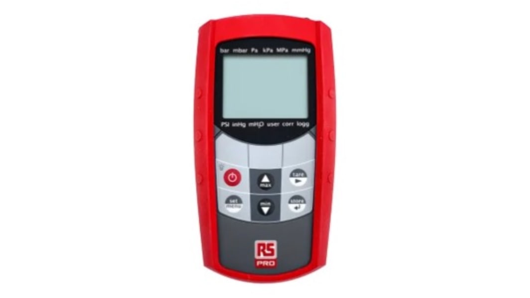 RS PRO RS MH 5130 + RS MSD 25 BAE Absolute Manometer, Max Pressure Measurement 1000bar With RS Calibration