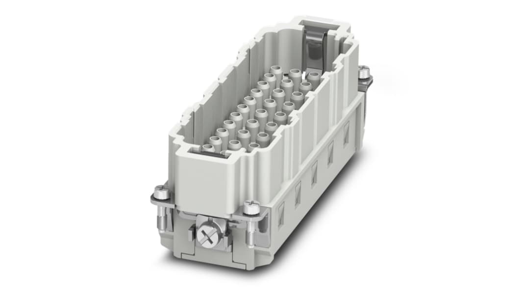 Inserto de conector de potencia Phoenix Contact Macho, serie HC, para usar con Conectores de alimentación de altas