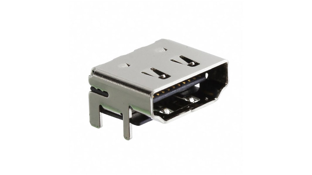 Samtec Standard 19 Way Female Right Angle HDMI Connector 40 VAC