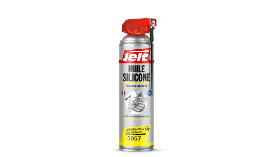 Lubrifiant Jelt Food Silicone Oil, Aérosol 500 / 650 ml, NSF