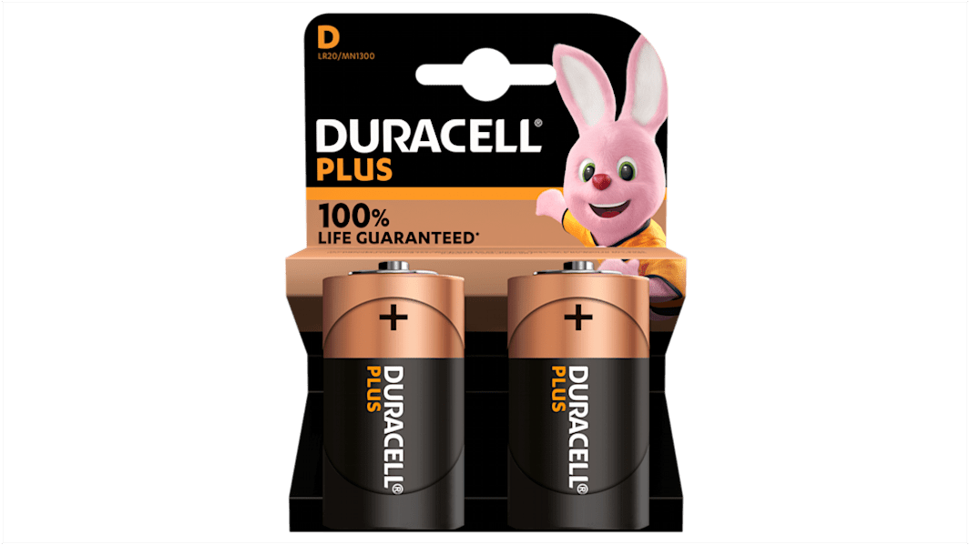 Duracell Plus Power MN1300 PLUS POWER Alkali D Batterien, 1.5V