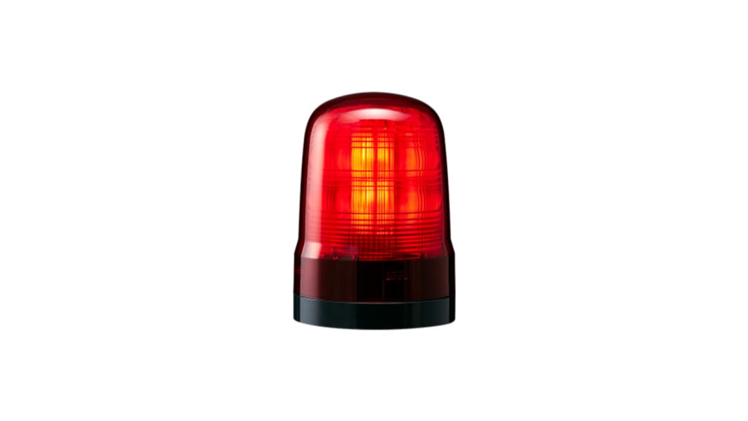 Balise à LED Effets lumineux multiples à LED Rouge Patlite série SF, 12→24 V c.c.