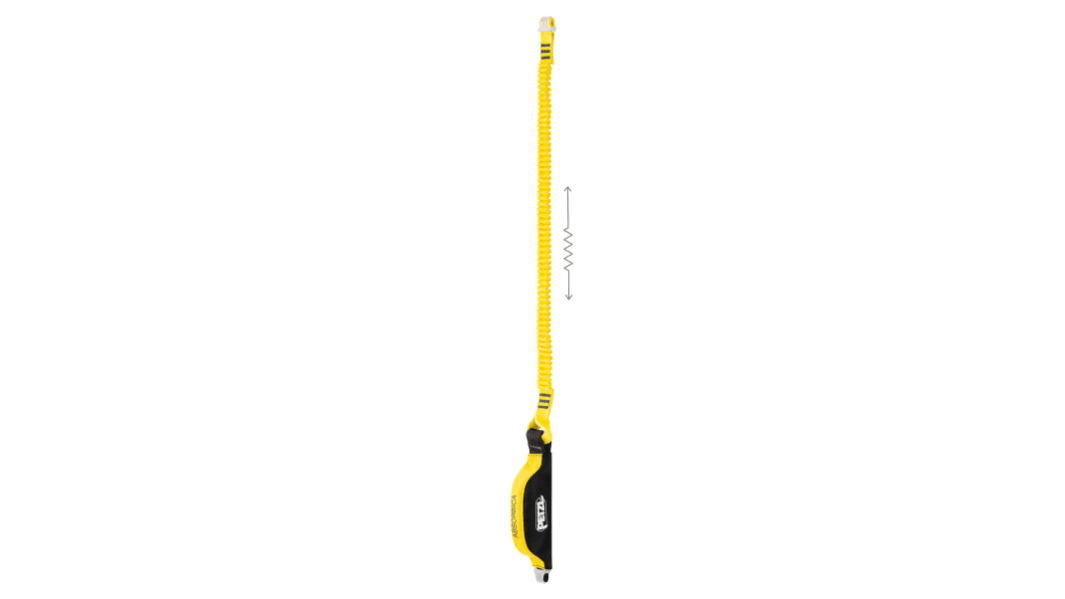 Petzl 1.5m Fall Arrest Fall Arrest Lanyard Twist Lock Locking Carabiner Single