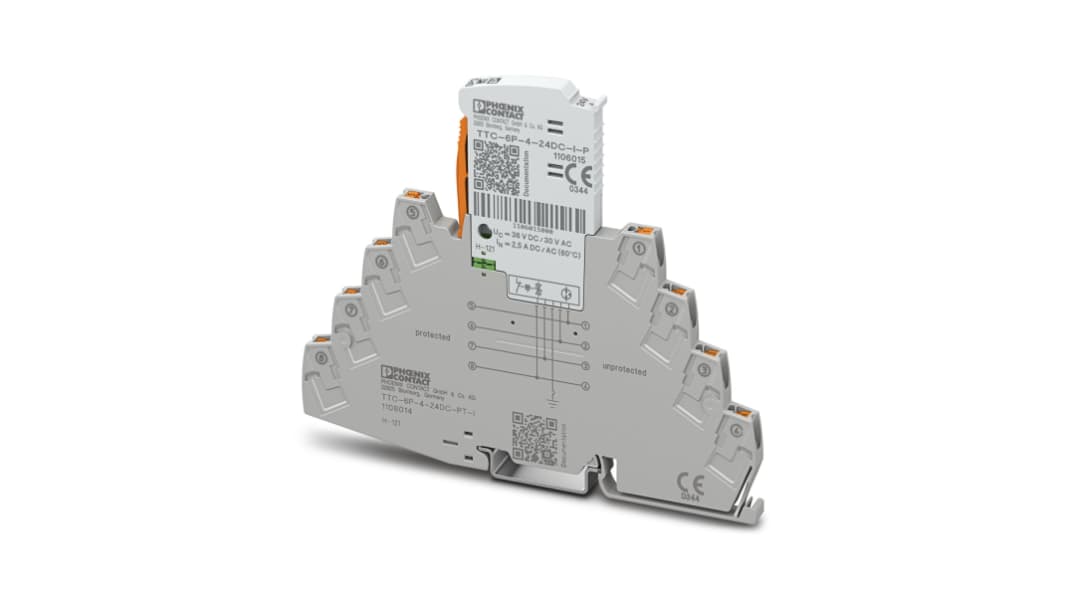 Phoenix Contact 1 Phase Industrial Surge Protector, 10kA