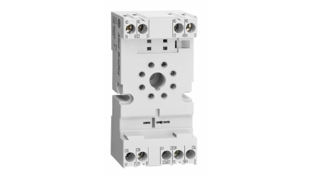 Allen Bradley Relaissockel zur Verwendung mit 700-HA-Relais 700-HN, 8 -Kontakt , DIN-Schiene, Tafelmontage, 300V