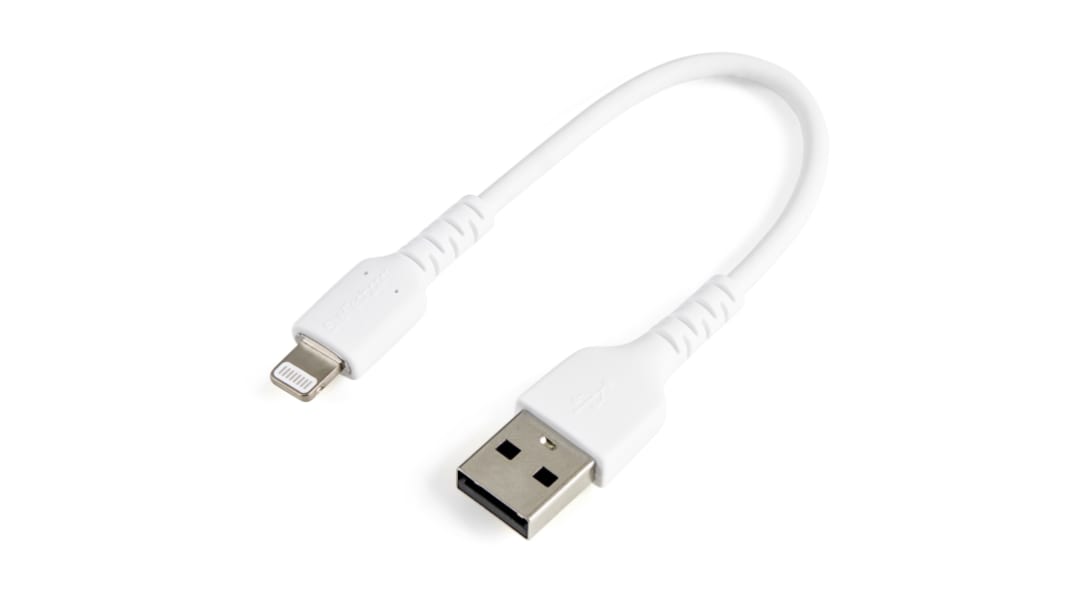 StarTech.com USB-Kabel, USBA / Lightning, 150mm USB 2.0 Weiß