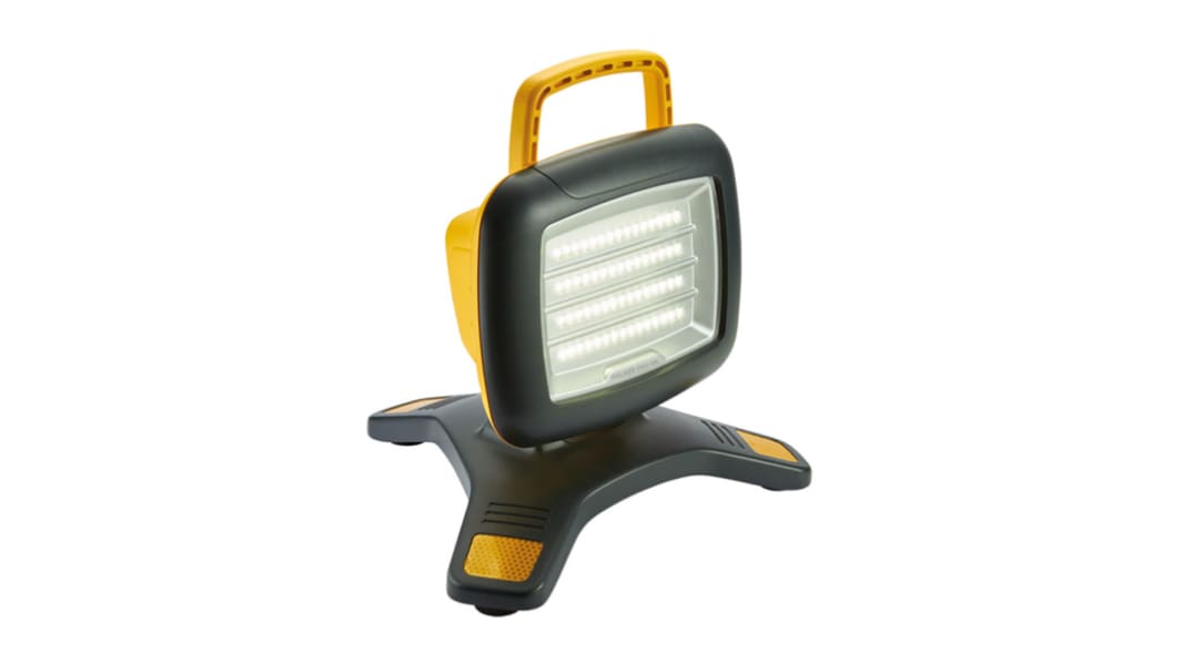 Nightsearcher LED Baustrahler Flutlicht Akku, UK-Netzstecker