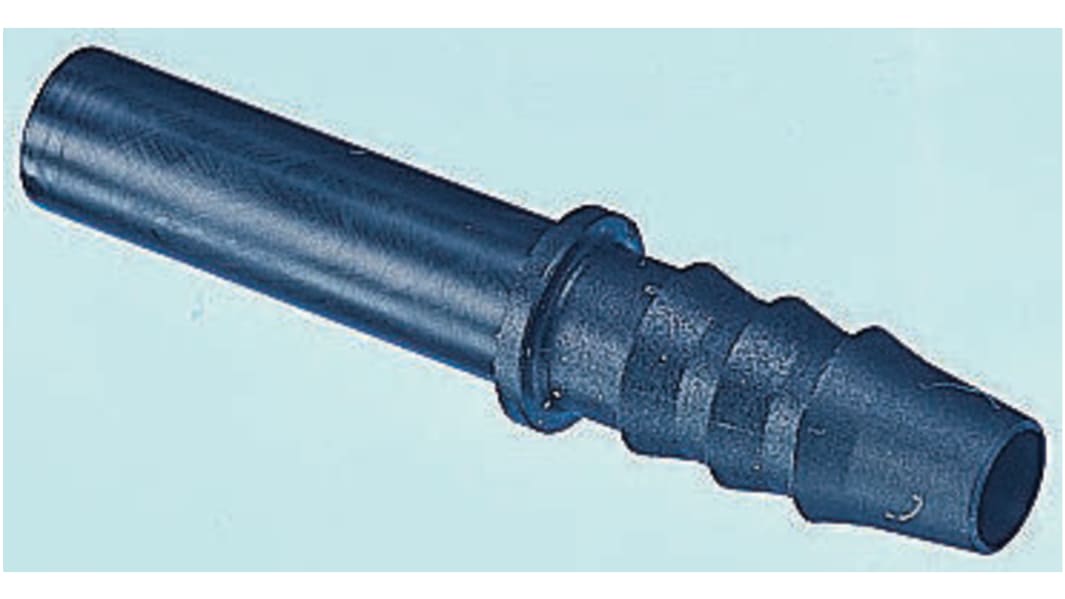 Legris LF3000 8-mm-Steckanschluss x 8-mm-Steckanschluss Gerader Einsteckadapter, Rohr-zu-Rohr, Nylon