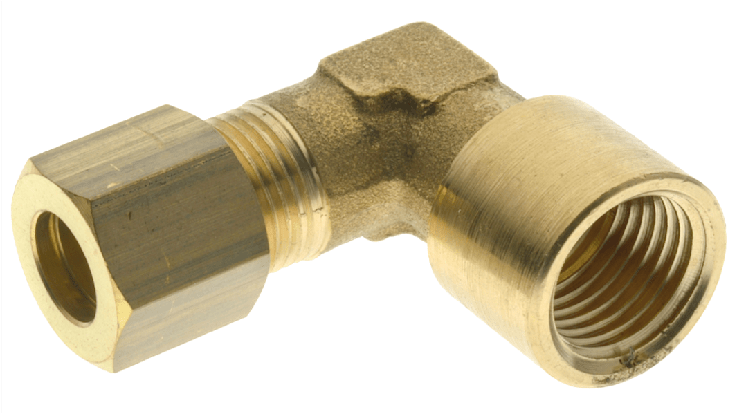 RS PRO Threaded Fitting, Elbow Threaded Adapter, Female Metric M14 to Female BSPP 1/8in