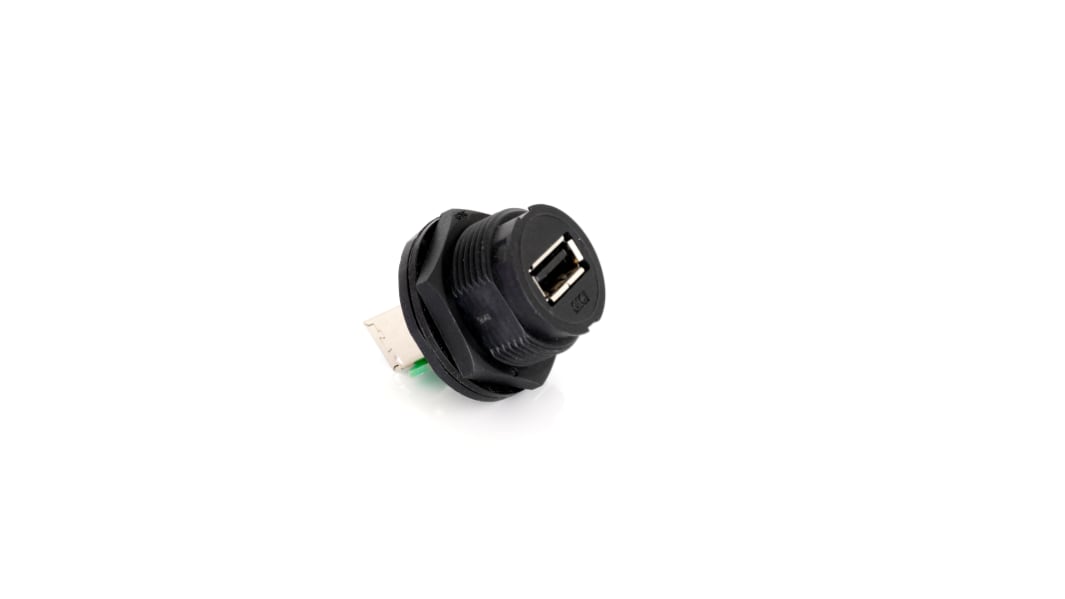 RS PRO Type-A, USB2.0 カプラ, メス, パネルマウント