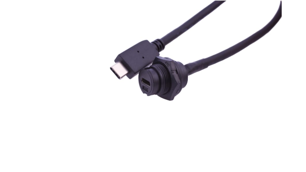 Connettore USB tipo C 3.1 RS PRO Femmina, Montaggio a pannello