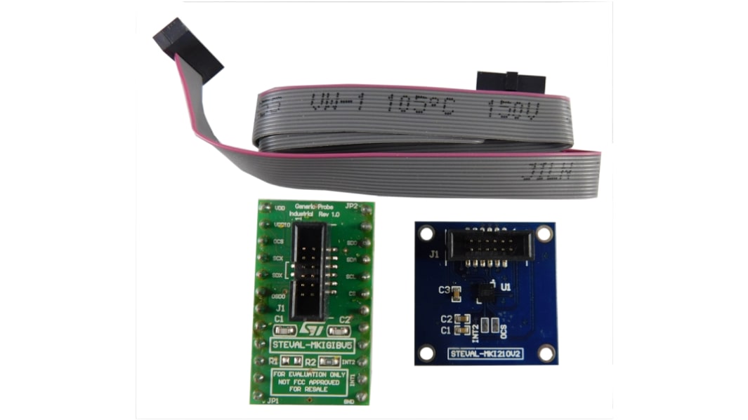 STMicroelectronics Inertial Module Kit Based on ISM330DHCX Motion Sensor Module for ISM330DHCX STEVAL-MKI210V2,