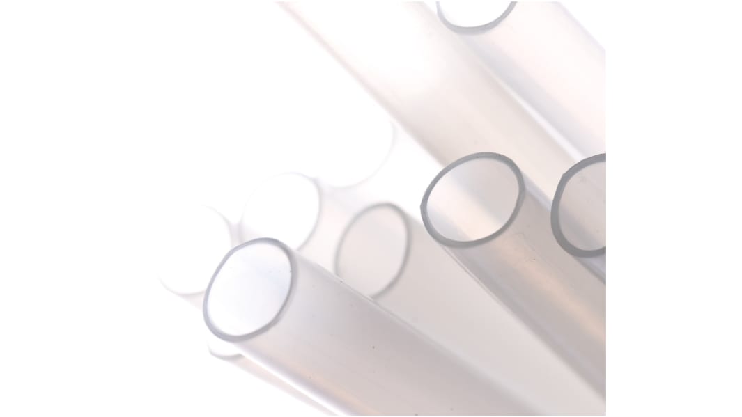 RS PRO Heat Shrink Tube, Clear 19.1mm Sleeve Dia. x 1.22m Length 2:1 Ratio