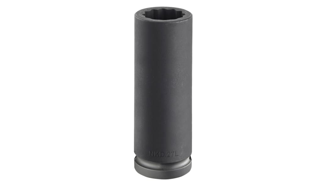 Vaso de impacto Facom perfil Vaso de impacto largo de 17mm, con cuadrado de 3/4 pulg., longitud 85 mm