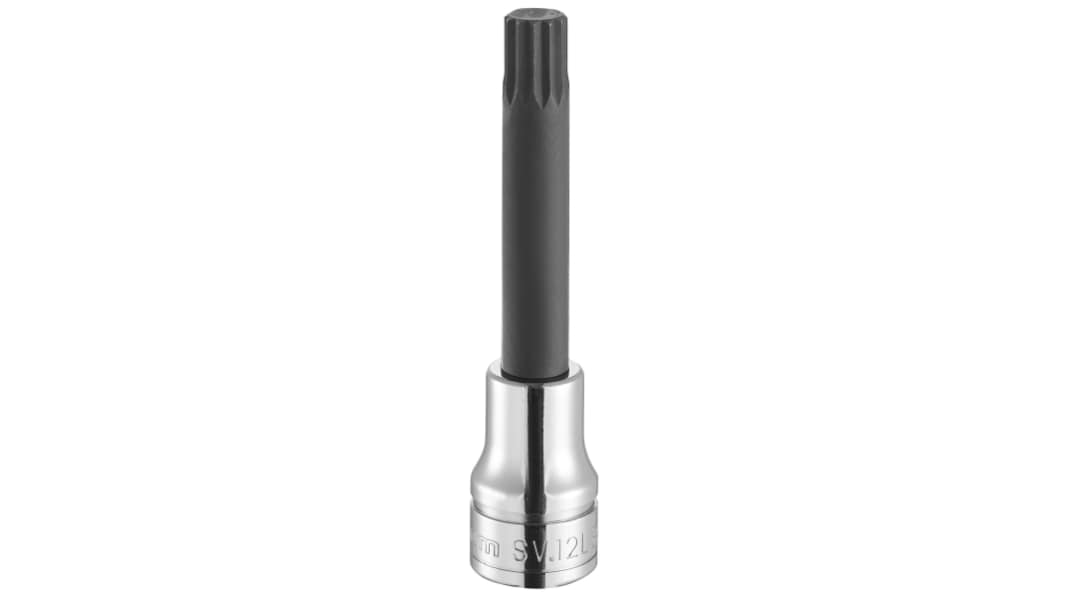 Facom SV.18LB 1/2 Zoll Sechskant Langer Bit-Einsatz Steckschlüssel, Stahl