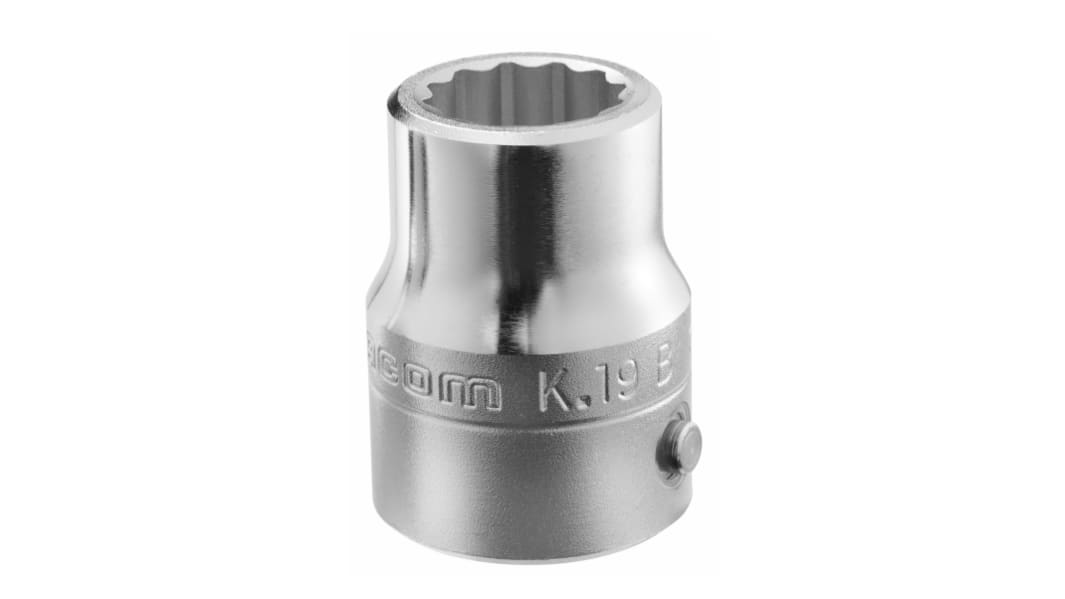 Facom ソケット 3/4インチ, ソケットサイズ:24mm, 長さ:52.5 mm