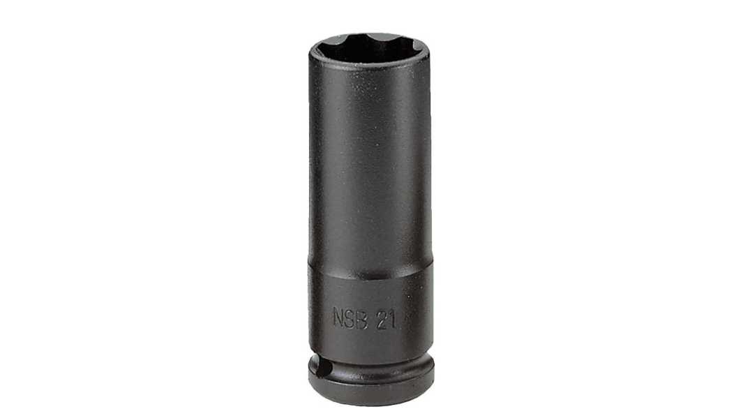 Vaso de impacto Facom perfil Vaso de impacto largo de 22mm, con cuadrado de 1/2 pulg., longitud 85 mm