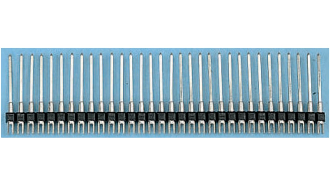 E-TEC SIB Series Straight Through Hole Pin Header, 32 Contact(s), 2.54mm Pitch, 1 Row(s), Unshrouded
