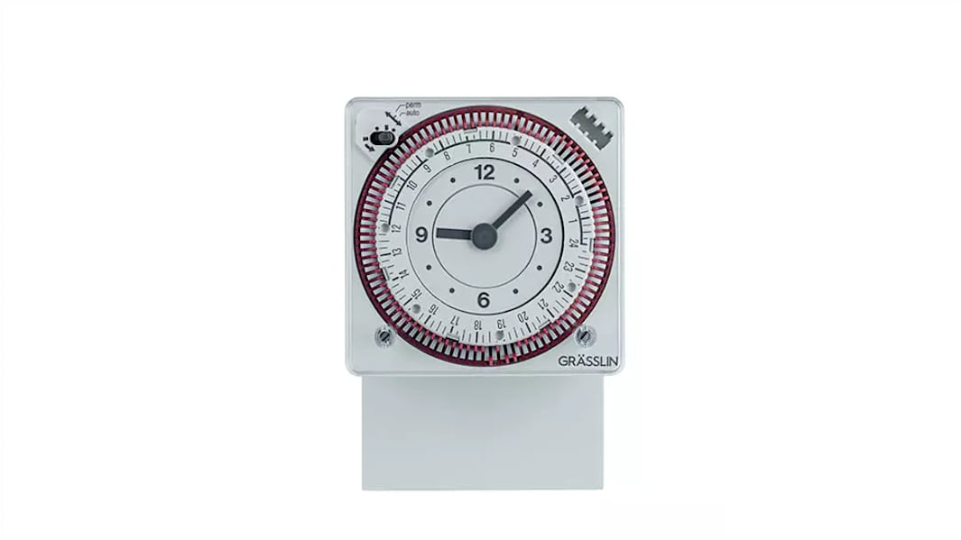 Temporizzatore per guida DIN Grasslin, 230 V c.a., 1 canale, Ore