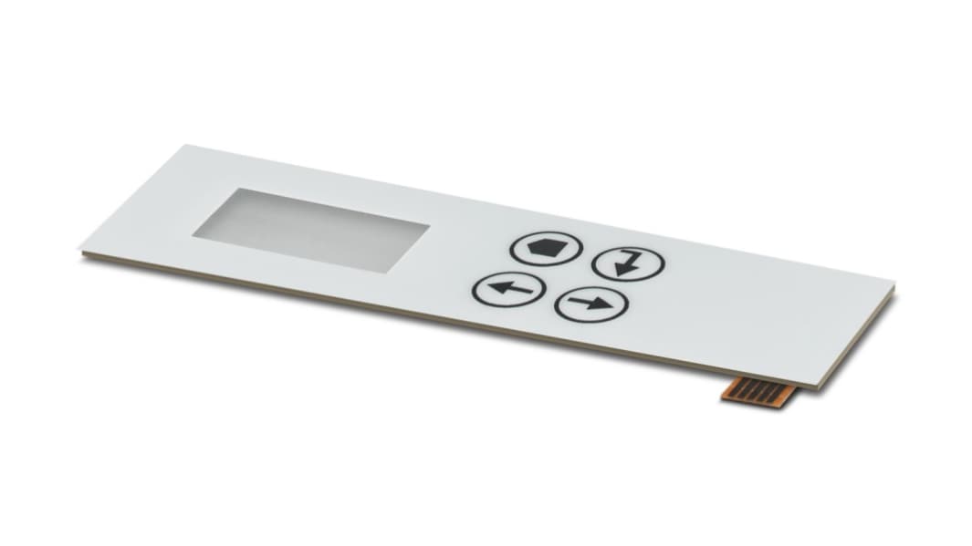 Teclado de Membrana, 4 teclas No IP20