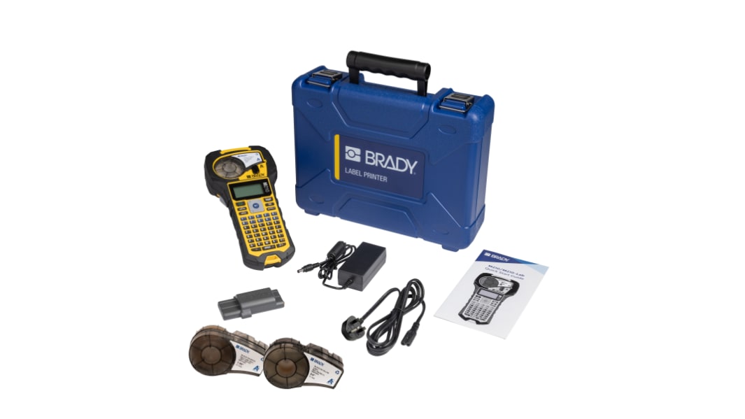 Brady M210 Handheld Label Printer Kit, 19.05mm Max Label Width, UK
